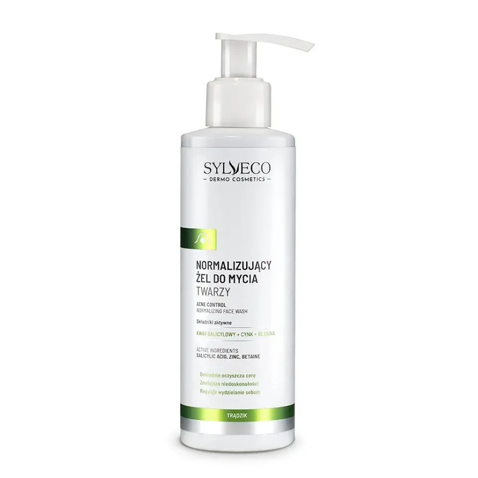 Sylveco Dermo gel detergente viso normalizzante