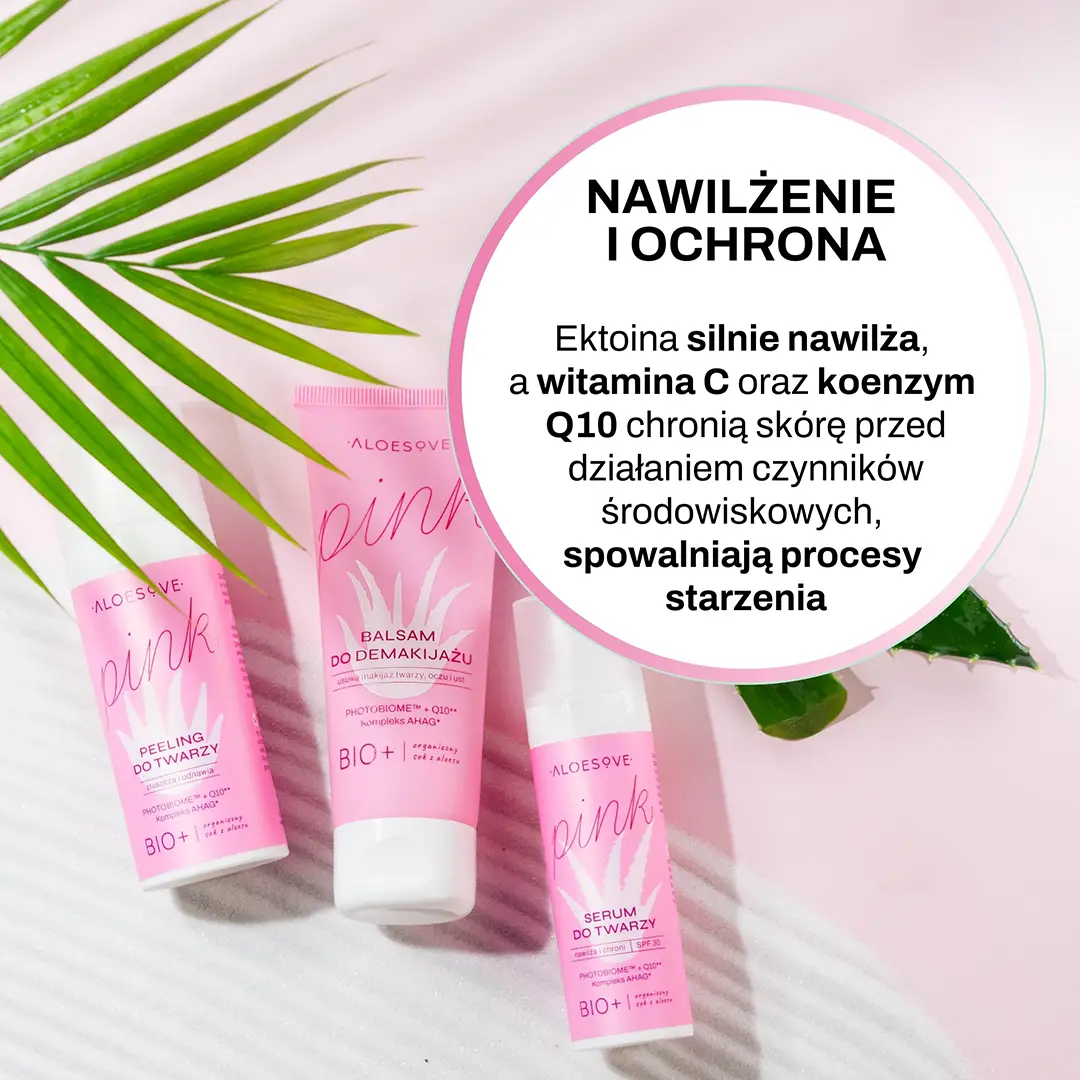 Vianek Aloesove Pink SPF30 siero viso protezione solare