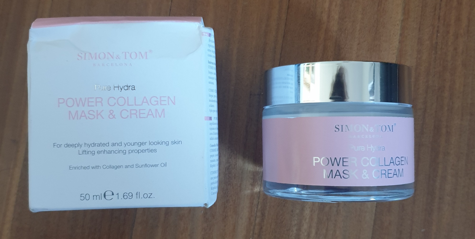 Simon & Tom Power Collagen crema maschera viso 50 ml liftante
