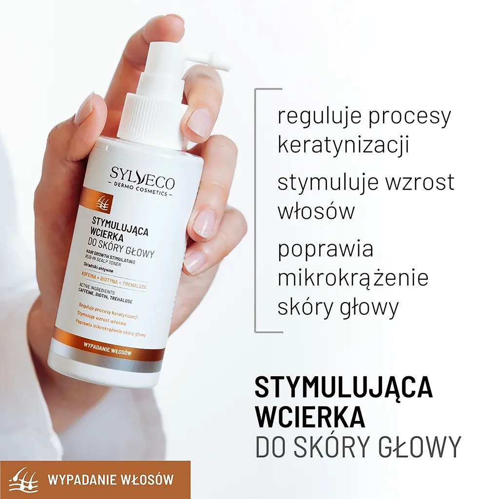 Sylveco Dermo lozione capelli stimolante anticaduta niacinamide