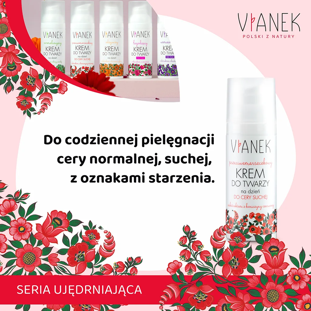 Vianek Classica Crema Viso Antirughe Giorno 50 ml Pelle Secca