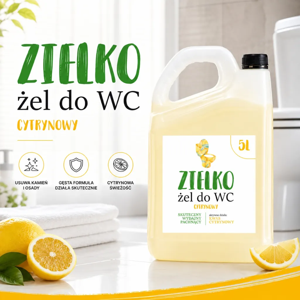 Zielko Gel WC Limone 5L Formato Famiglia