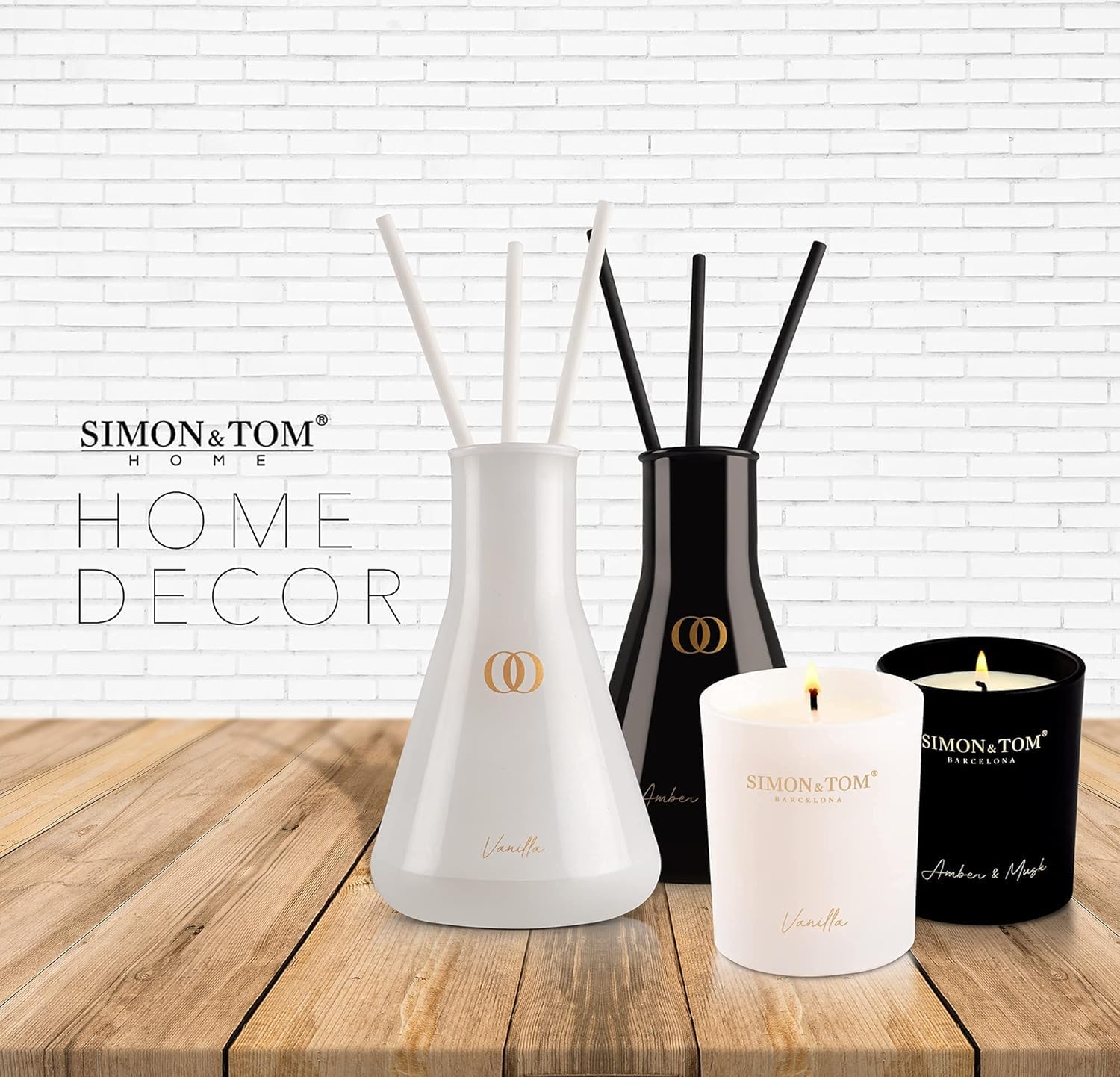 Simon & Tom Vaniglia Diffusore Profumo Ambienti 200 ml Lunga Durata