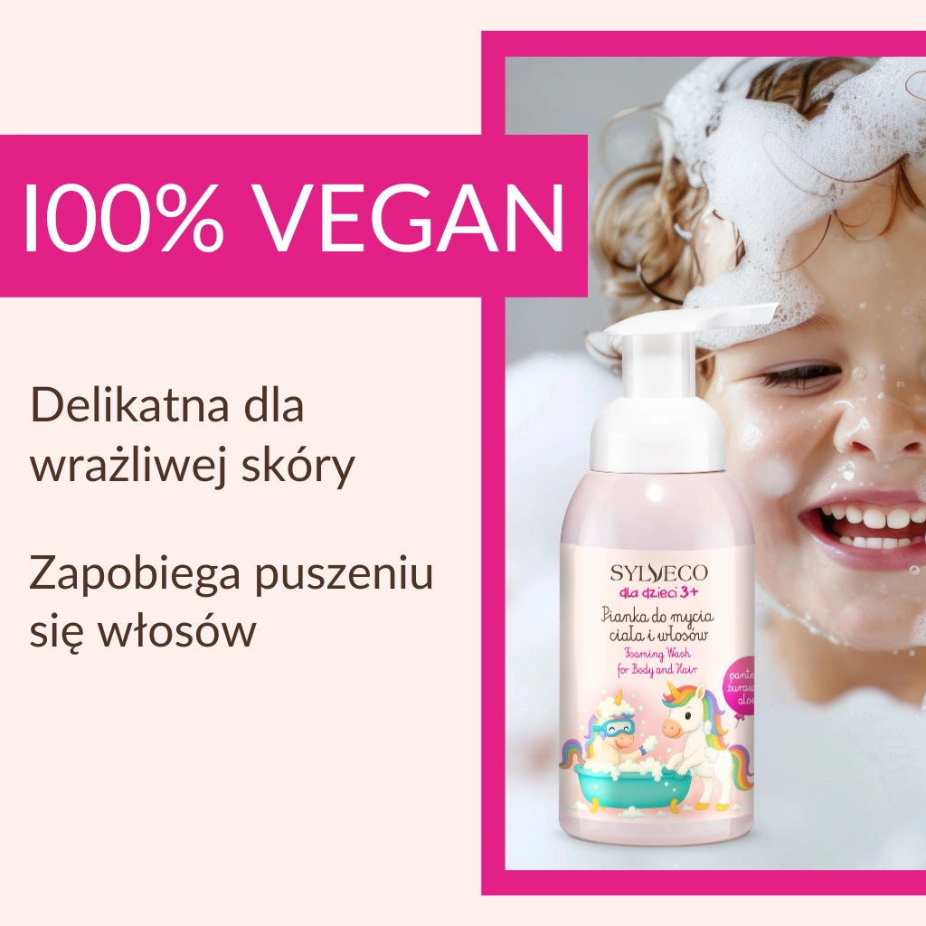 Sylveco schiuma corpo e capelli bambini anguria 2in1