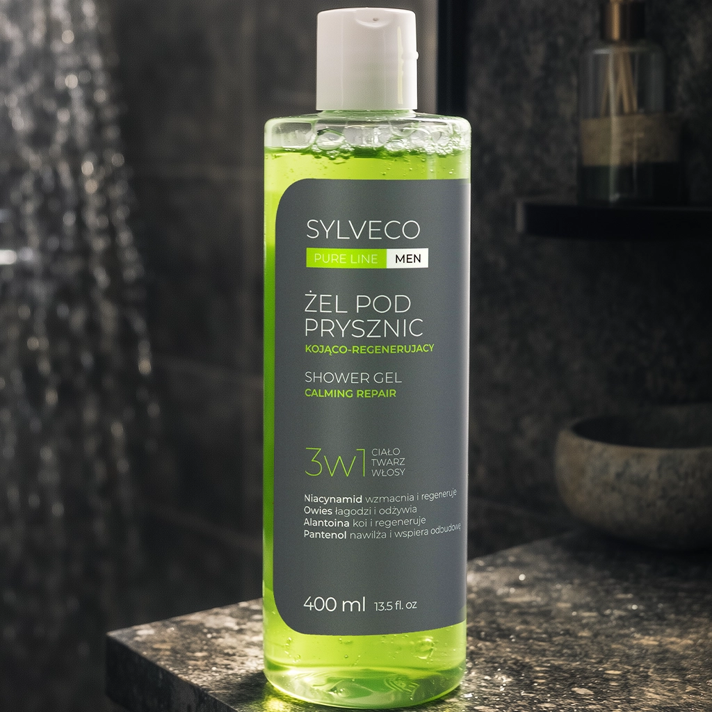 Vianek Sylveco Pure Line Men gel doccia 3in1 lenitivo