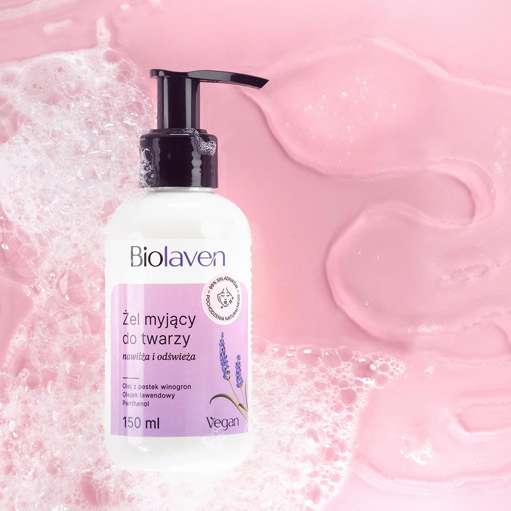 Biolaven Gel Detergente Viso Idratante Lavanda