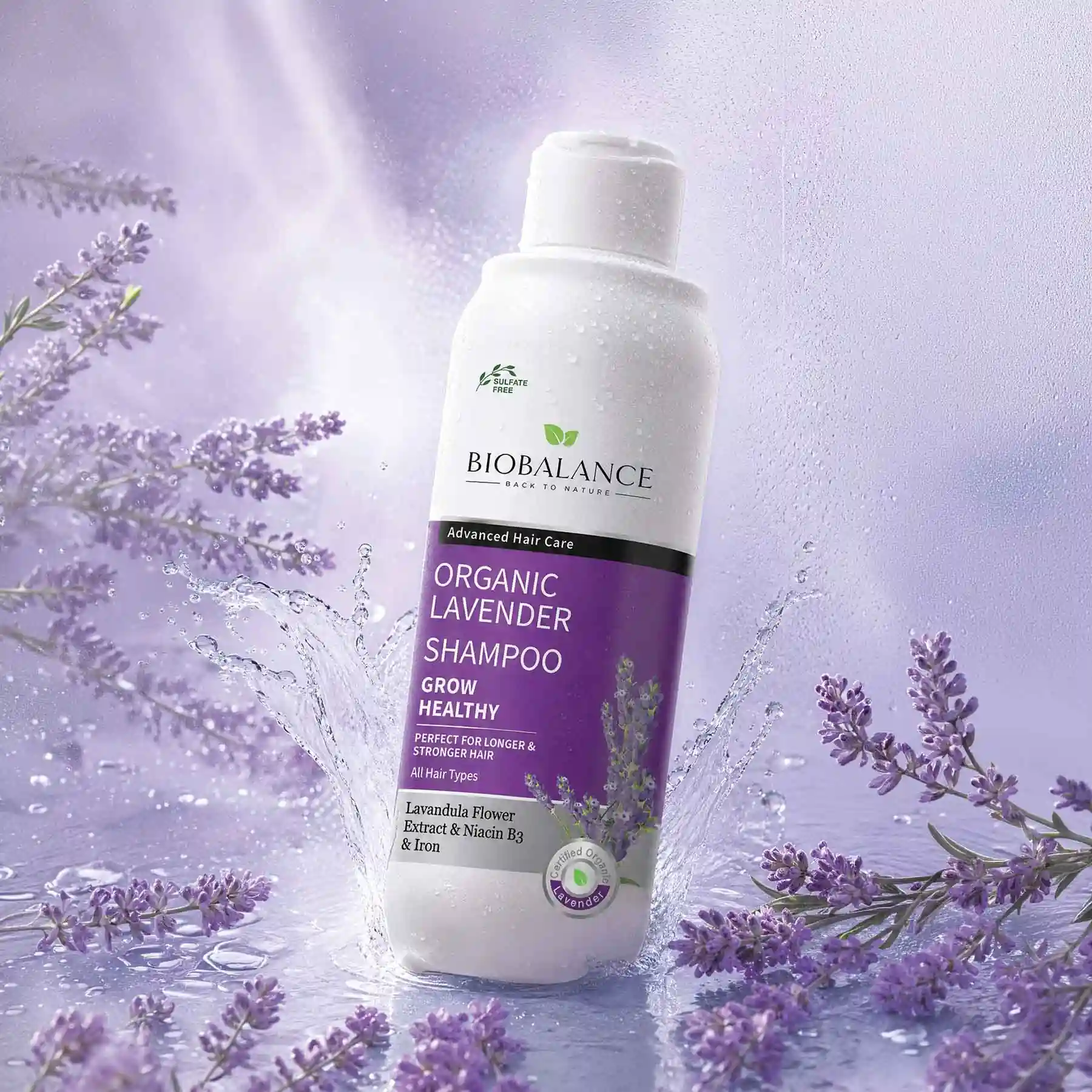Biobalance Organic Lavender Shampoo 330 ml rinforzante
