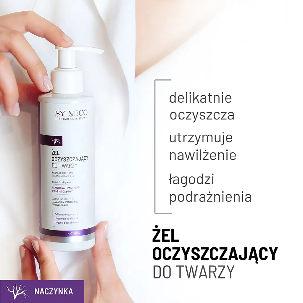 Sylveco Dermo Gel Detergente Viso Pelle Arrossata