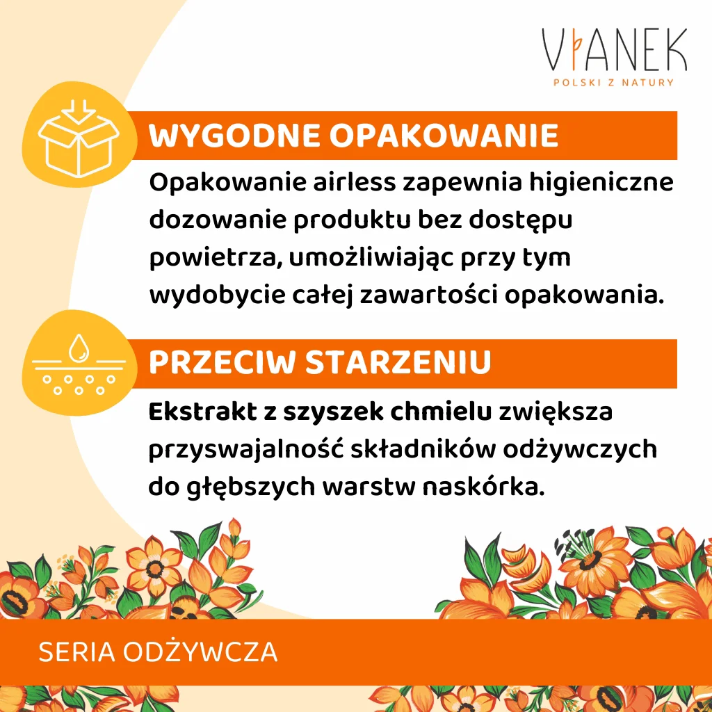 Vianek crema viso notte nutriente olivello 50 ml