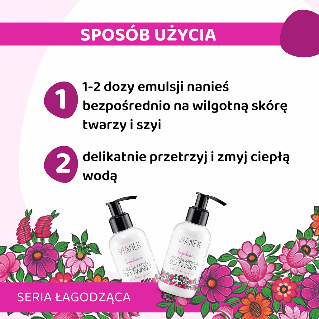 Vianek Classico Emulsione Detergente Lenitiva Viso Pelle Sensibile