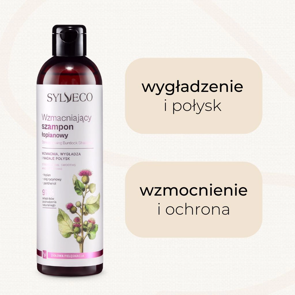 Sylveco shampoo rinforzante alla bardana capelli deboli