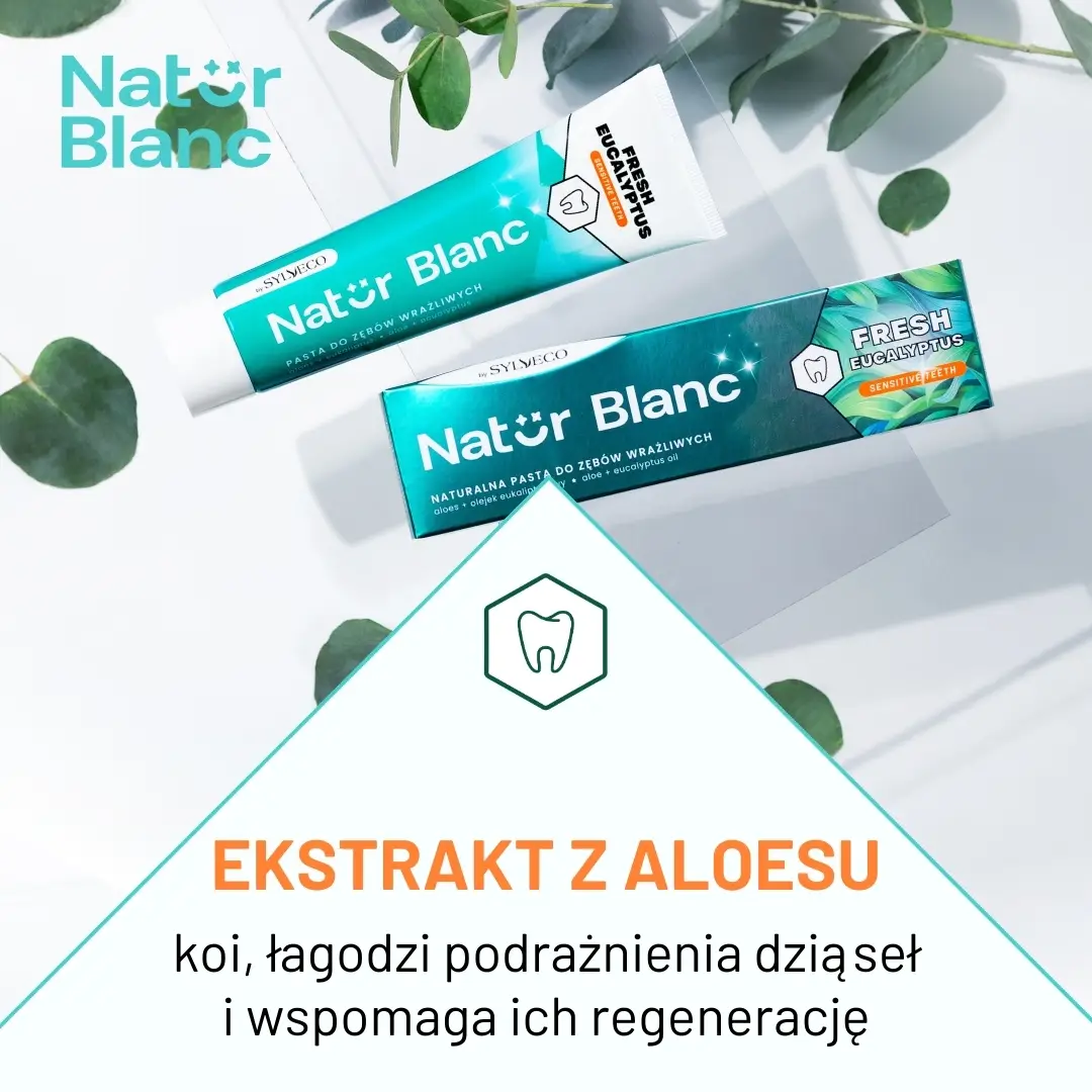 Sylveco Natur Blanc dentifricio Fresh Eucalyptus denti sensibili