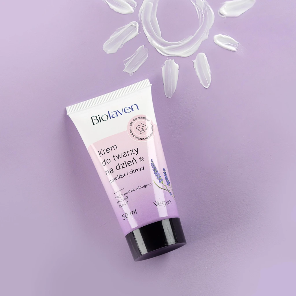 Biolaven Crema Viso Giorno Idratante Uva Lavanda