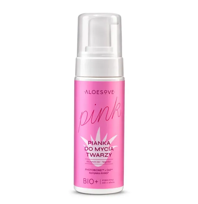 Vianek Aloesove Pink Schiuma Viso Delicata Idratante