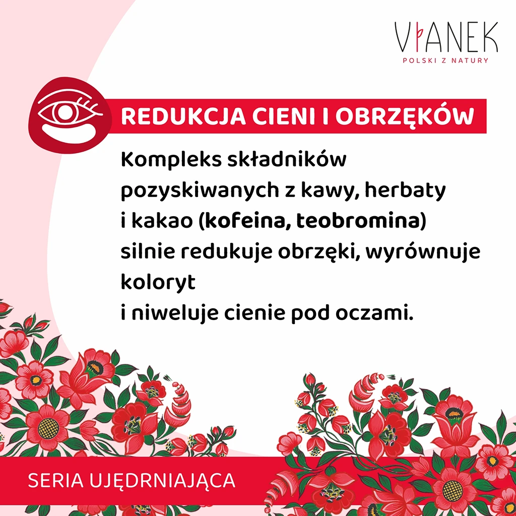 Vianek crema contorno occhi antirughe 15 ml caffeina