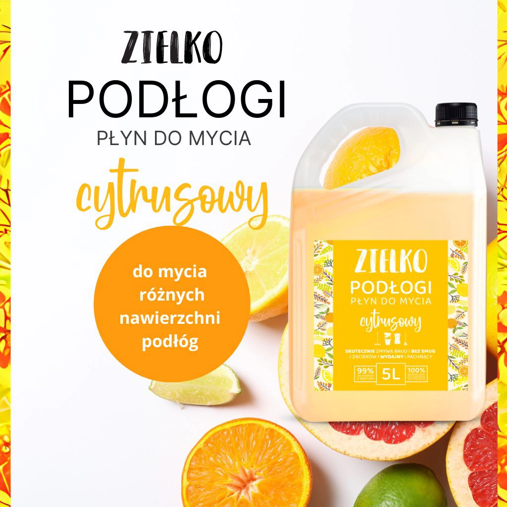 ZIELKO pavimenti detergente agrumi 5L senza aloni