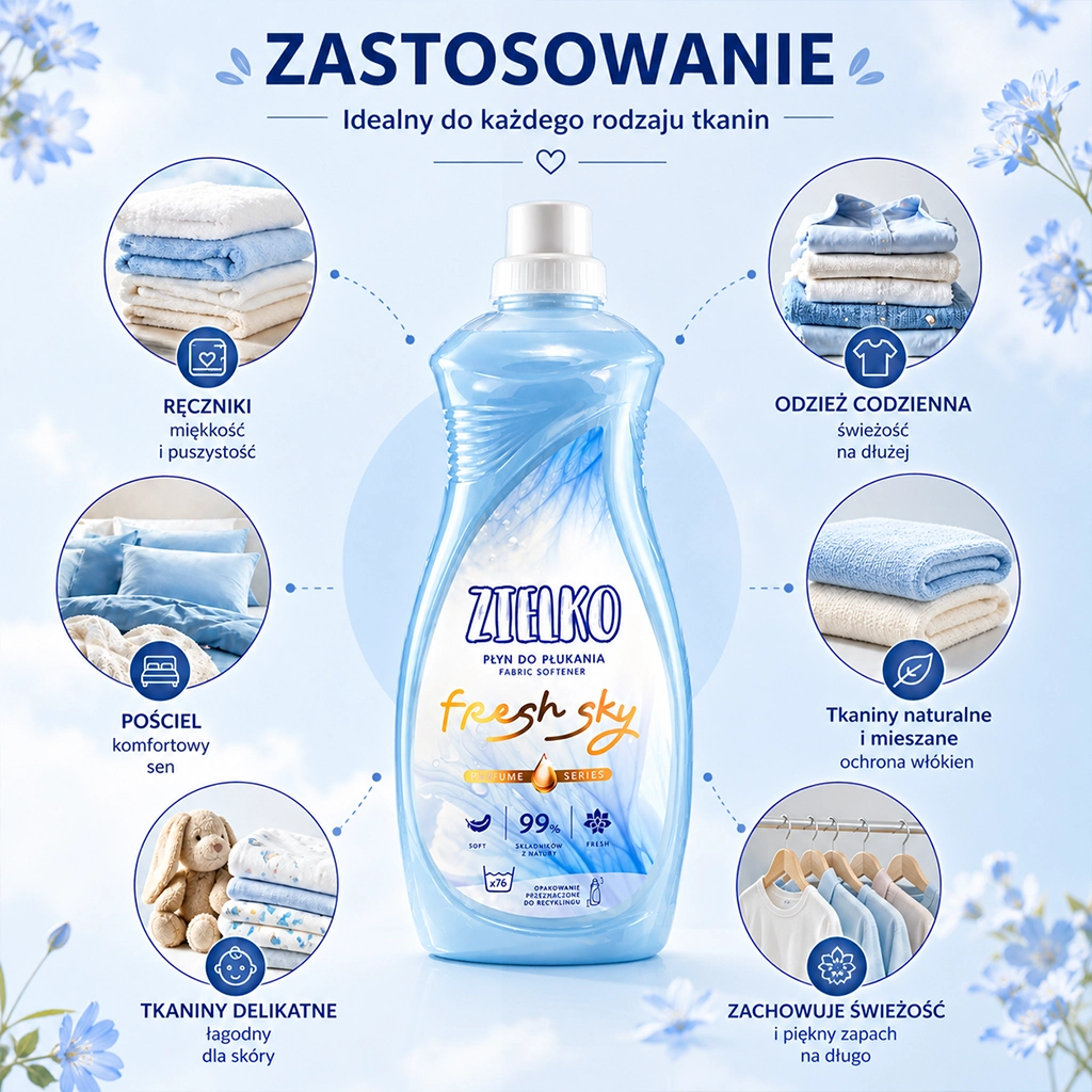 Zielko Fresh Sky ammorbidente bucato brezza marina