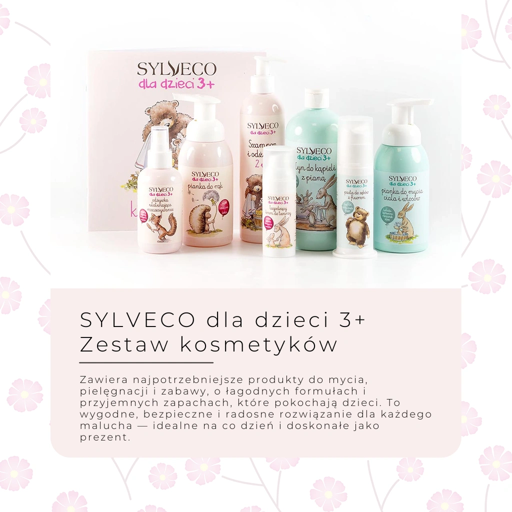 Sylveco Bambini 3+ Set Cosmetici Corpo Capelli 8 Pezzi