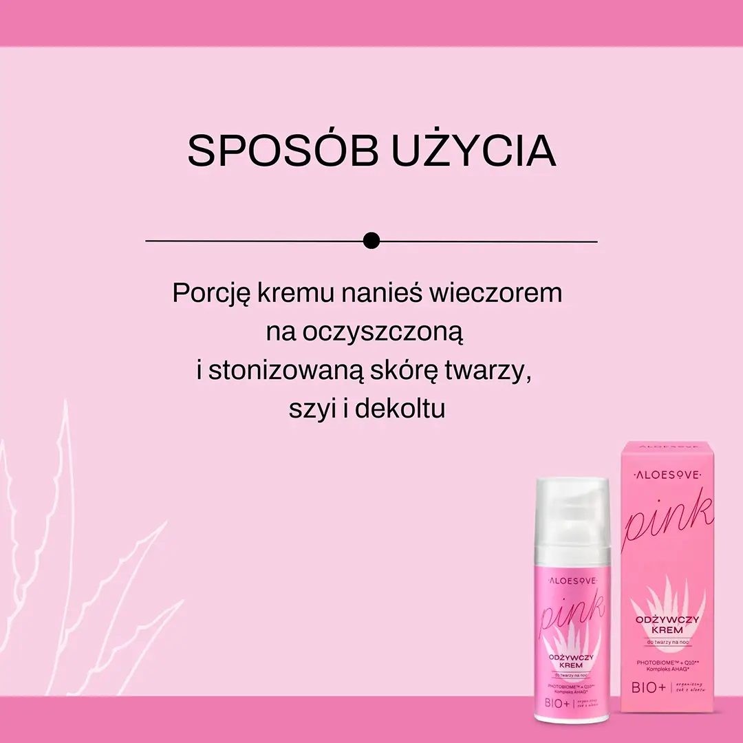 Vianek Aloesove Pink crema viso notte nutriente