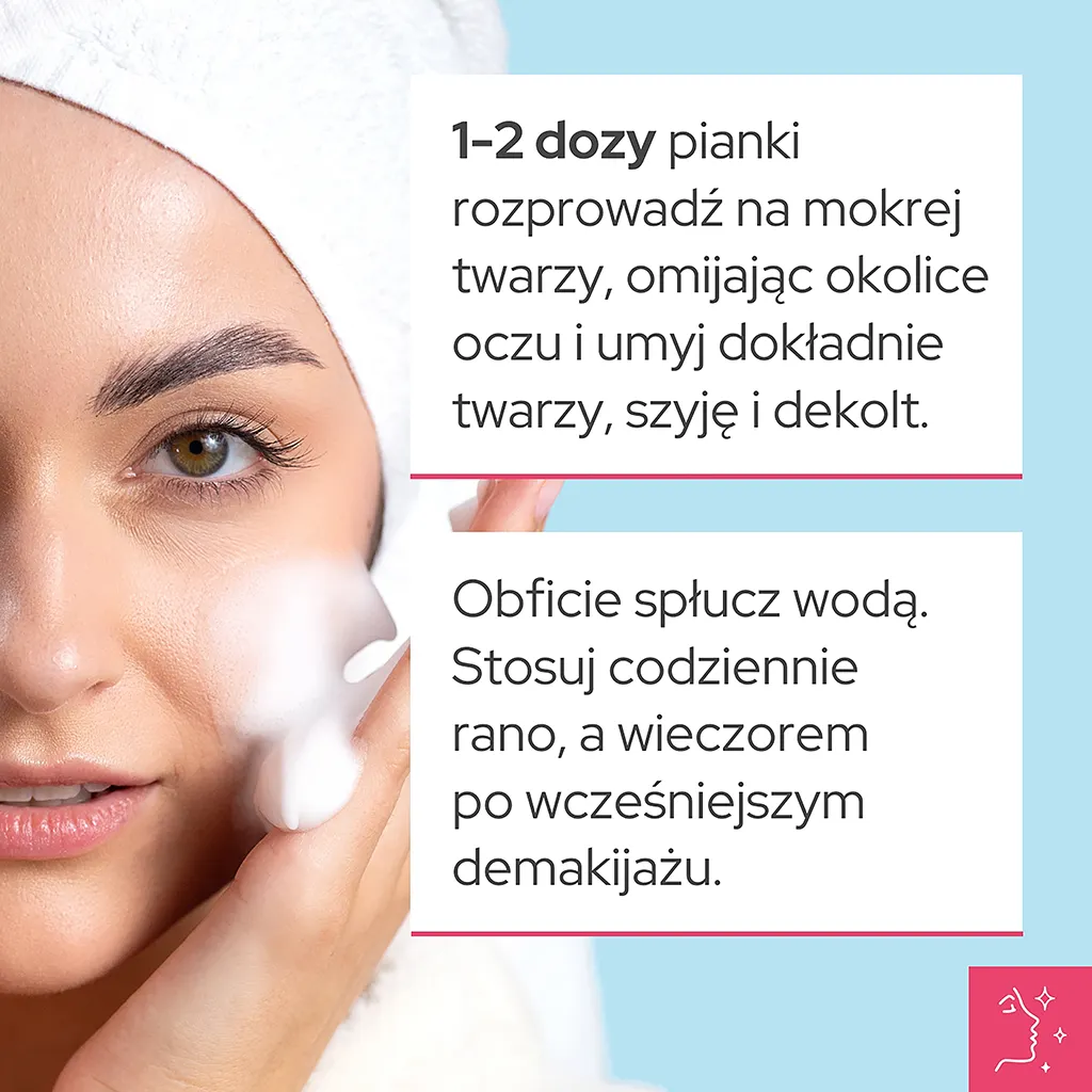 Vianek Prebiotico schiuma viso idratante delicata