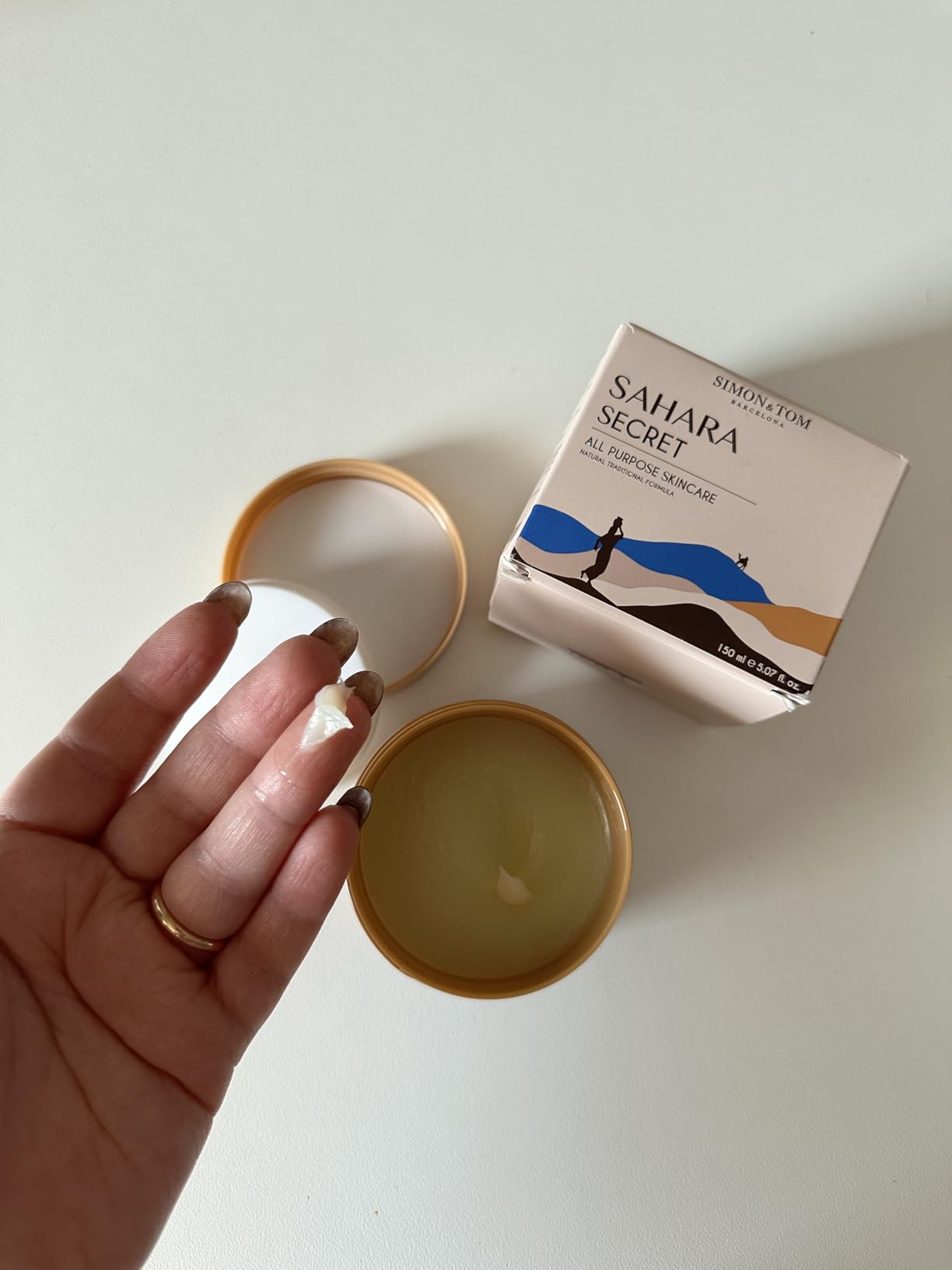 Simon & Tom Sahara Secret Crema Viso Corpo 150 ml Lenitiva