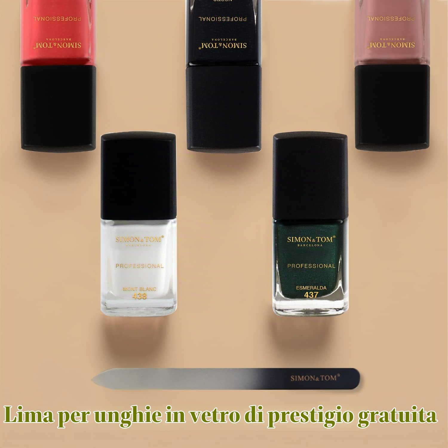 Simon & Tom Set 28 Smalti Unghie 12 ml colori assortiti