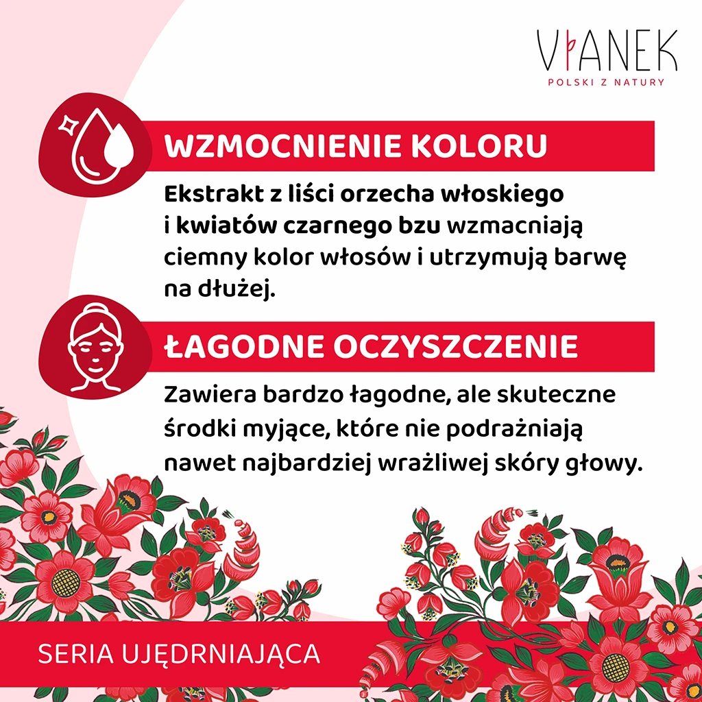 Vianek Classico shampoo capelli scuri colorati 300 ml