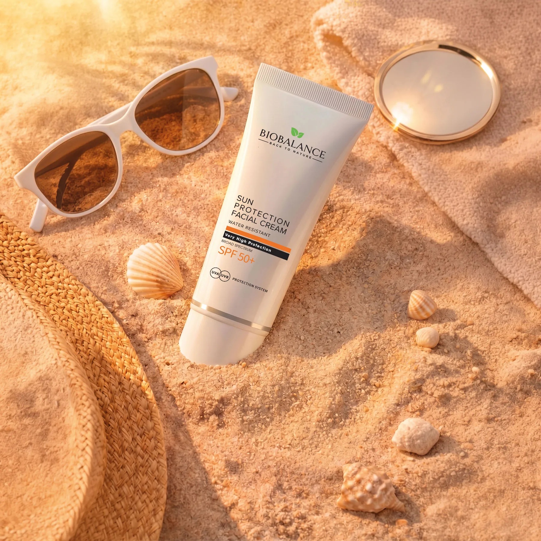 Biobalance Crema Solare Viso SPF 50+ 75 ml resistente acqua
