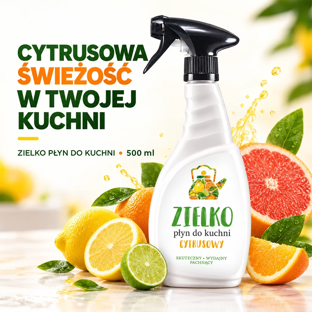 Zielko Cucina Spray Agrumi sgrassatore superfici