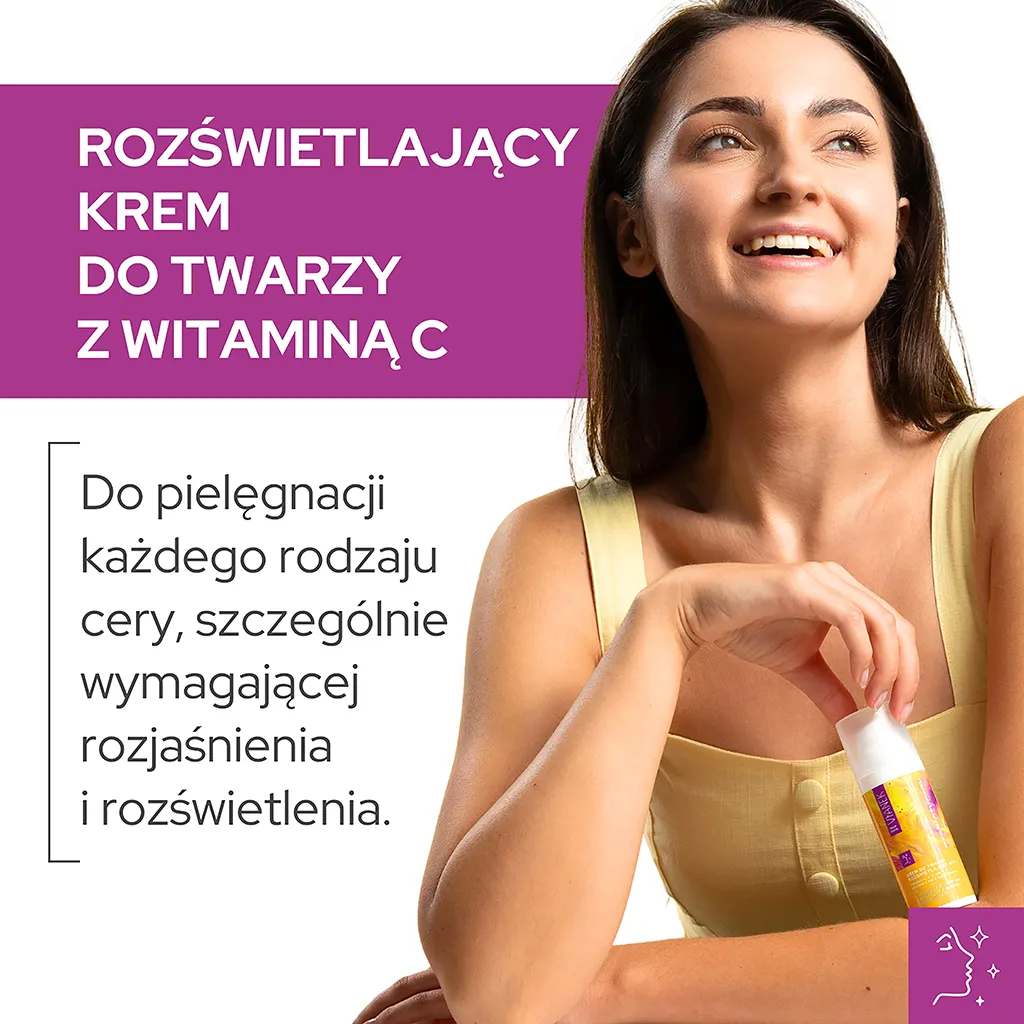 Vianek Prebiotico Crema Viso Illuminante vitamina C e inulina
