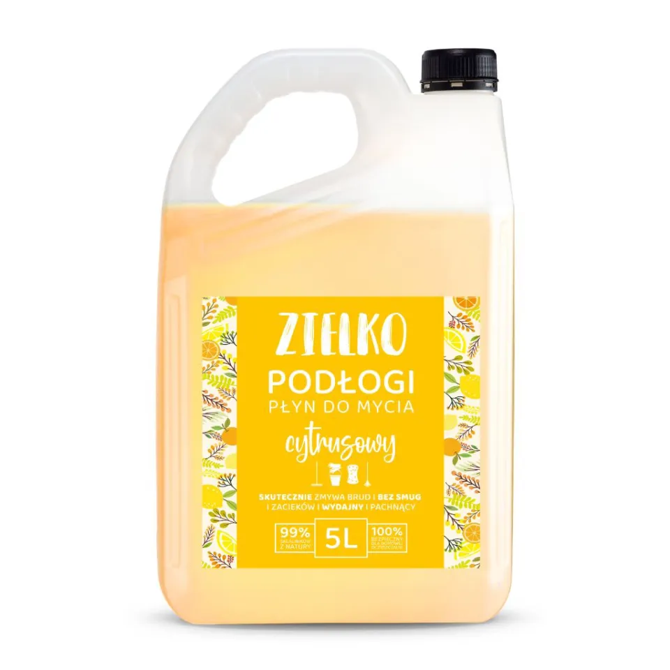ZIELKO pavimenti detergente agrumi 5L senza aloni