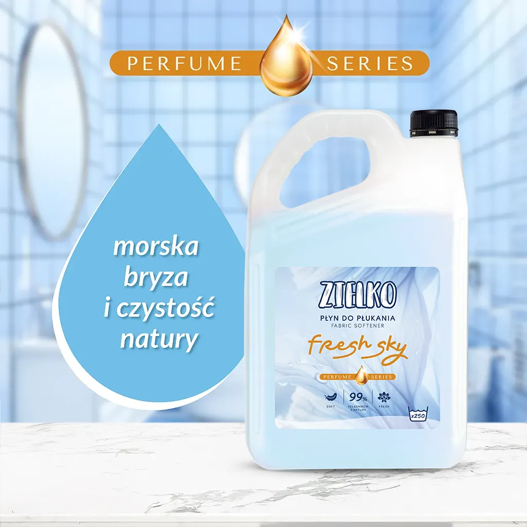 Zielko Fresh Sky ammorbidente bucato 5L brezza marina