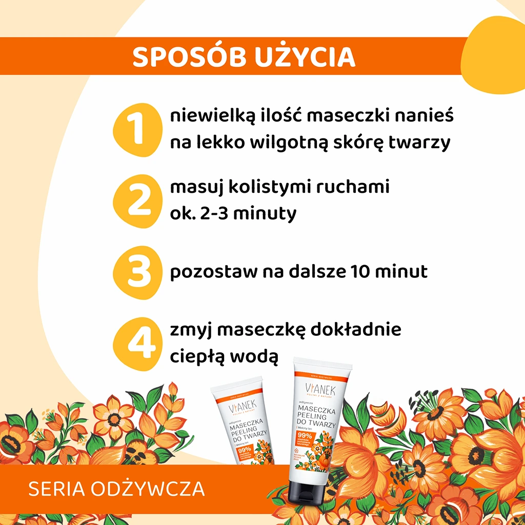 Vianek Classico Maschera Scrub Viso Nutriente 70 g miele