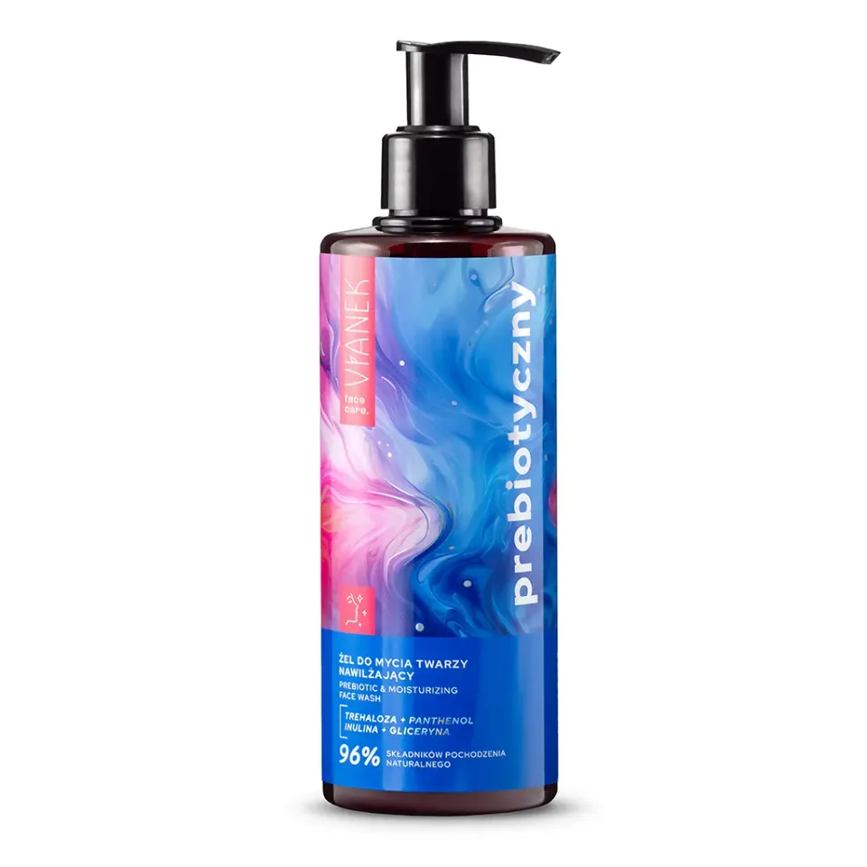 Vianek Prebiotico gel detergente viso idratante uso quotidiano