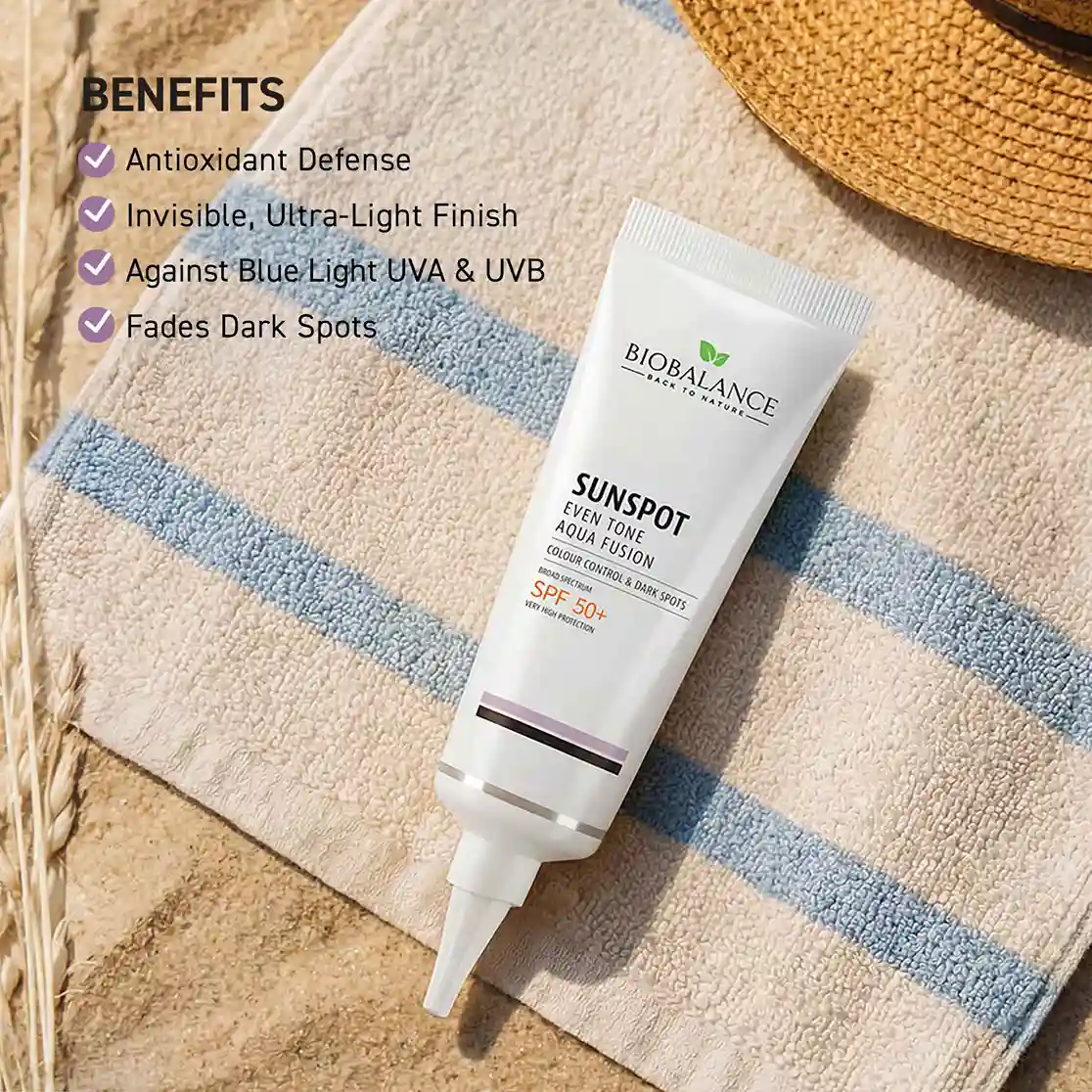Biobalance Sunspot Aqua Fusion SPF 50+ 40 ml Antimacchia