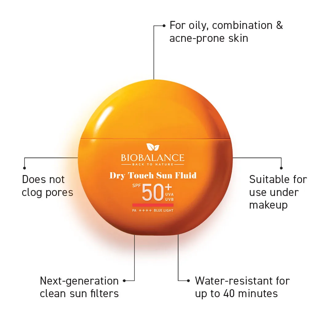 Biobalance Dry Touch Sun Fluid solare SPF50+ 40 ml