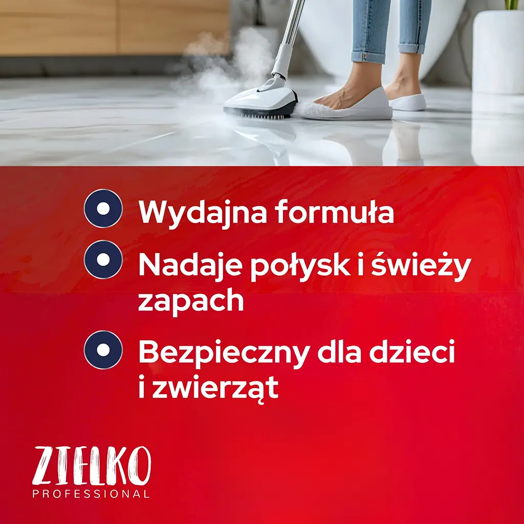 Zielko Detergente per Mop Senza Fili senza aloni