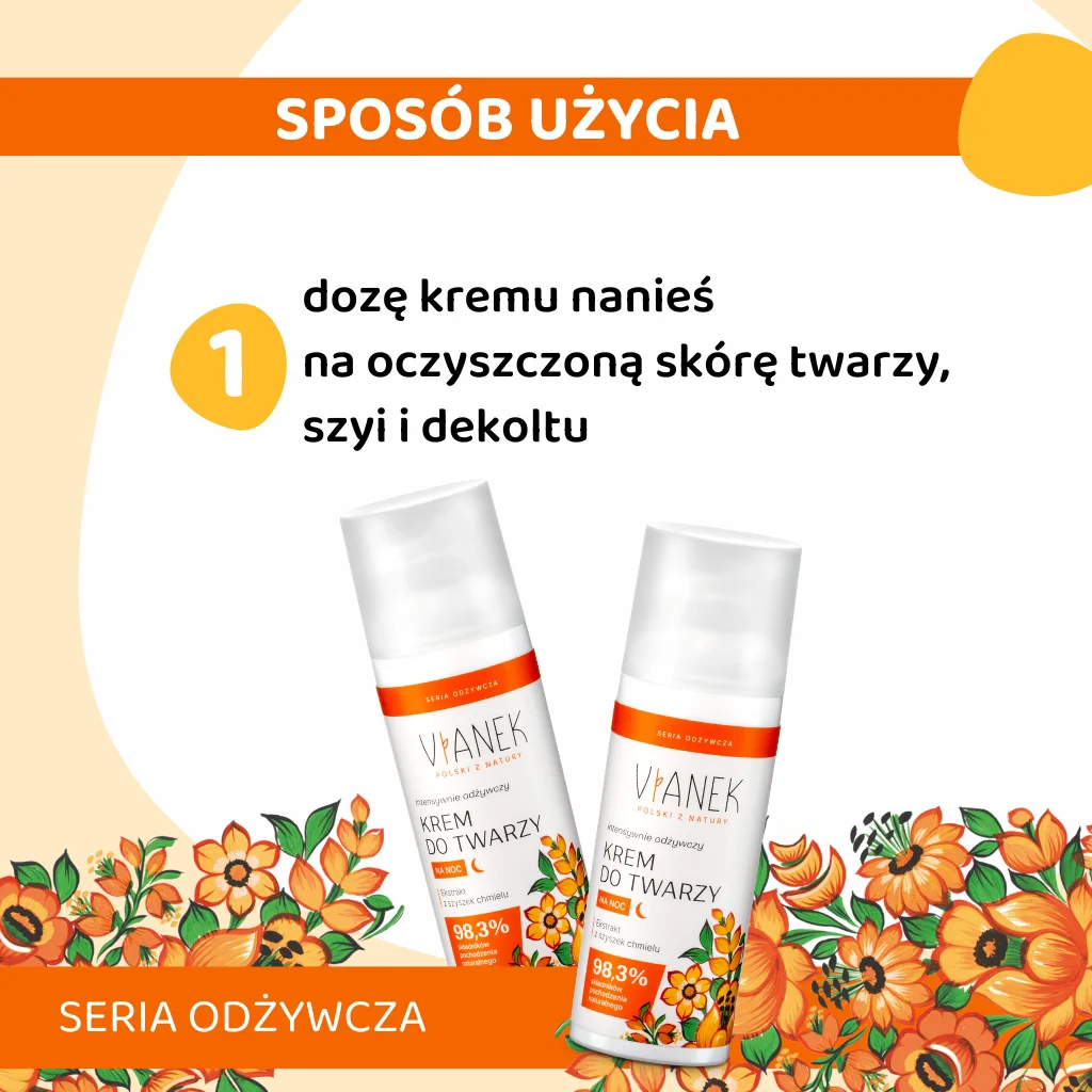 Vianek crema viso notte nutriente olivello 50 ml