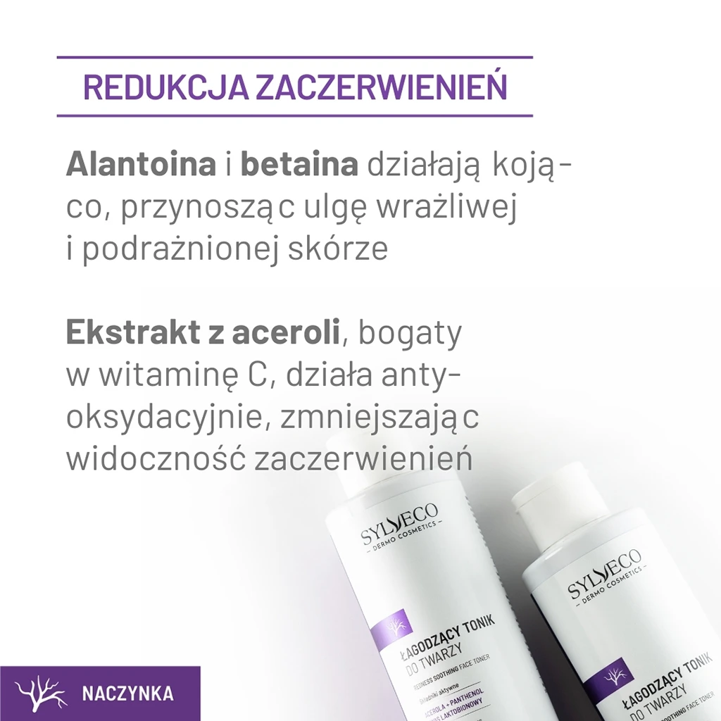 Sylveco Dermo tonico viso lenitivo antirossore pelle sensibile