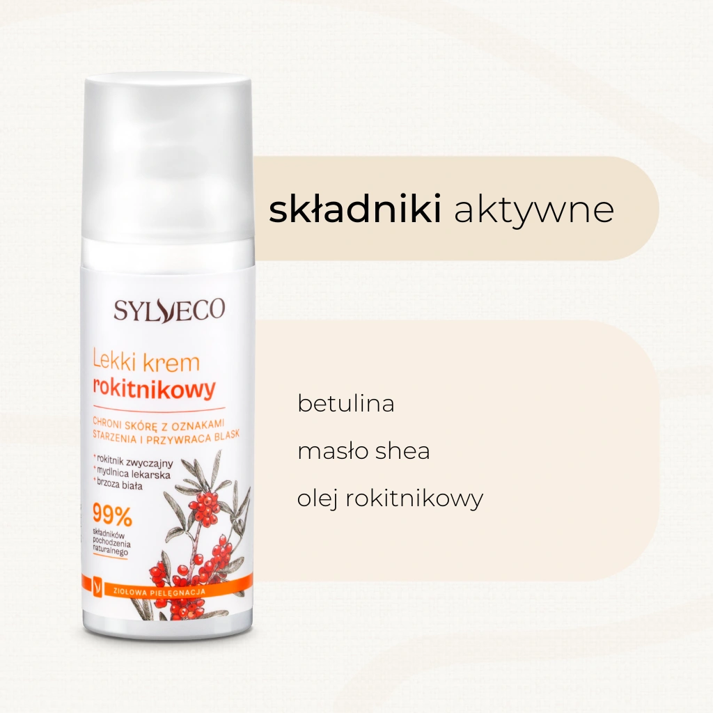 Sylveco Crema Viso Olivello Spinoso 50 ml Pelle Spenta