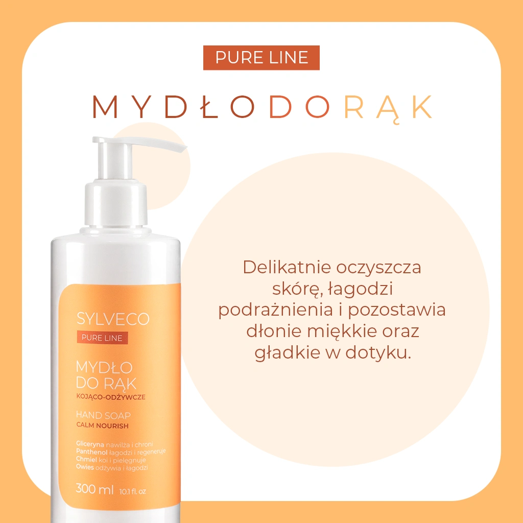 Sylveco Pure Line sapone mani lenitivo nutriente avena