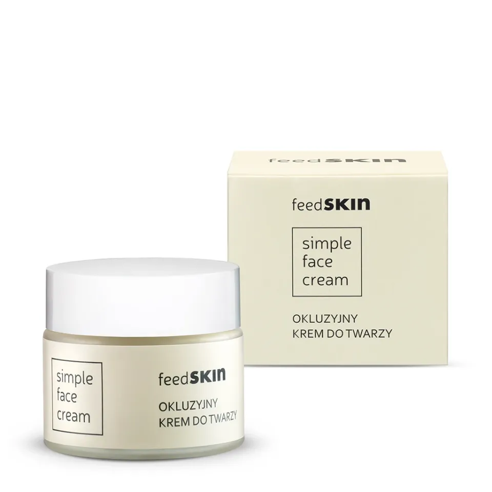 Feedskin Simple Face Cream Occlusiva Senza Profumo