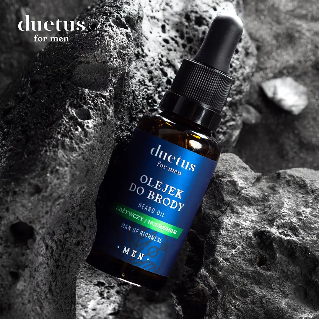 Duetus For Men Olio da Barba Nutriente ammorbidente