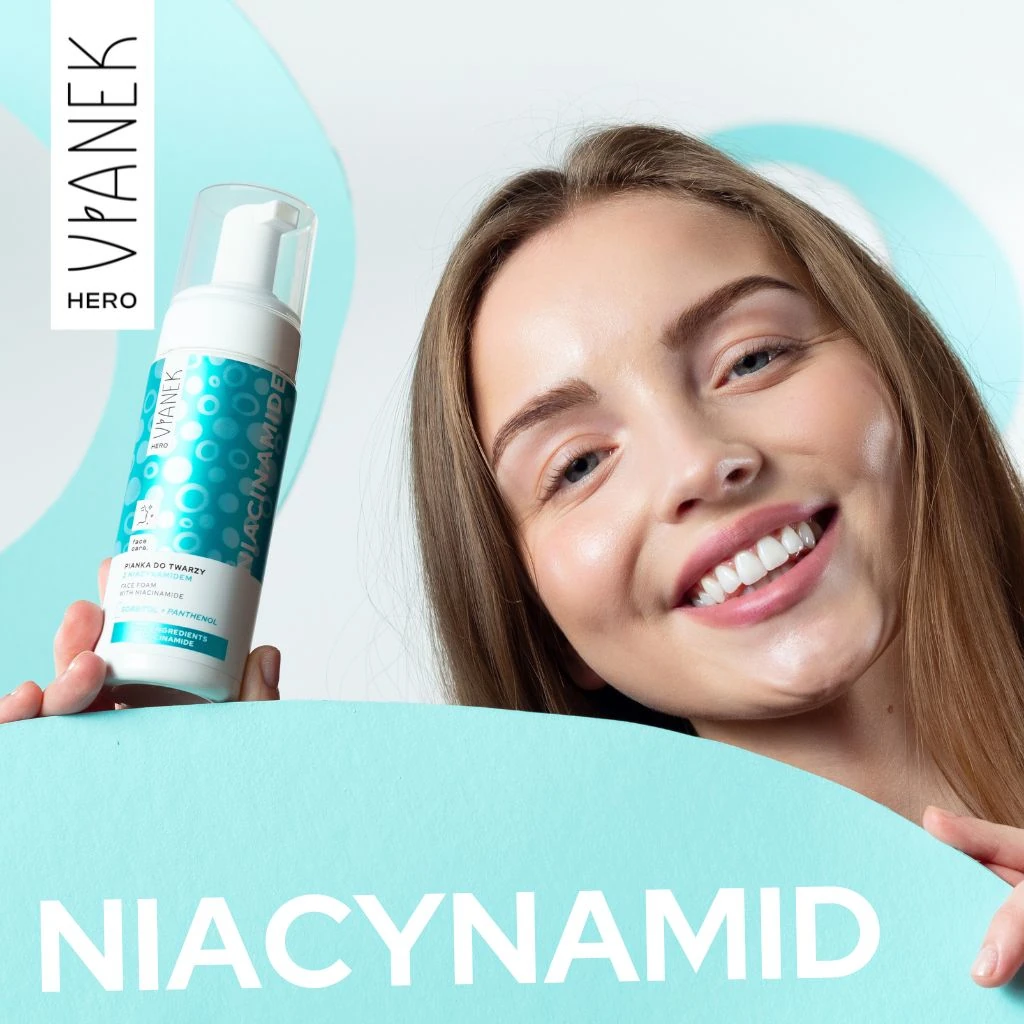 Vianek Hero Schiuma Detergente Viso alla Niacinamide