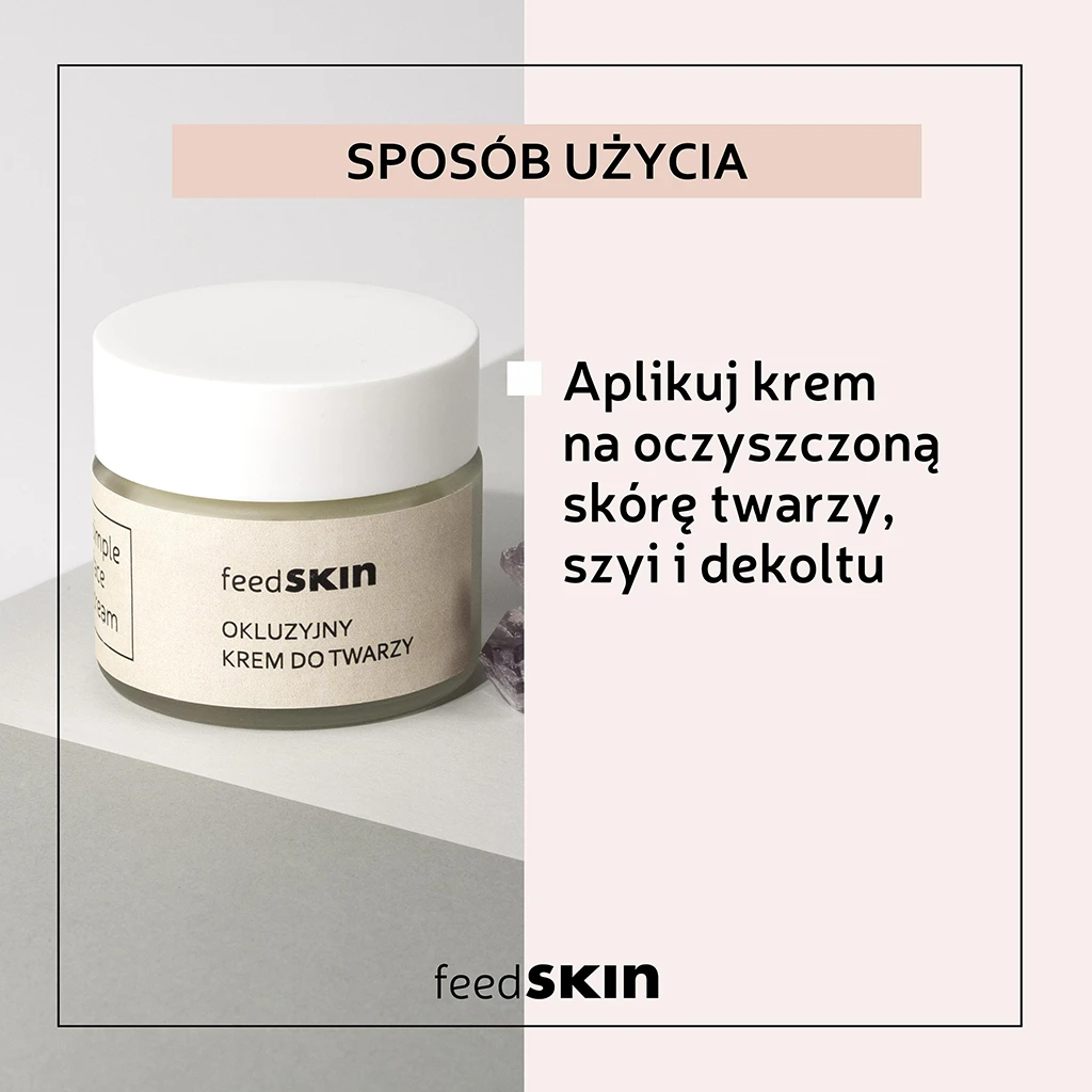Feedskin Simple Face Cream Occlusiva Senza Profumo