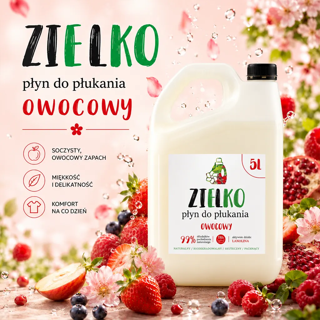 Zielko Ammorbidente Bucato Fruttato 5L Morbido
