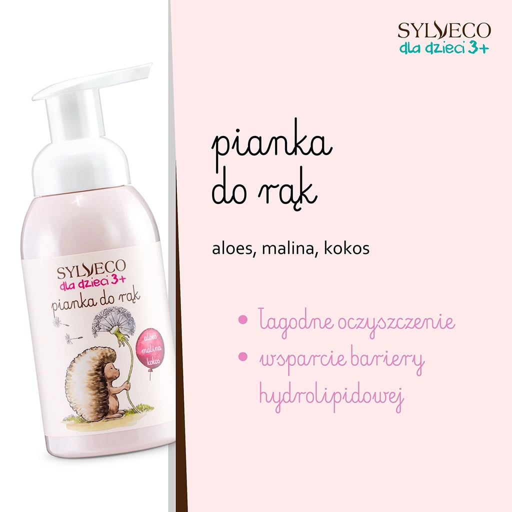 Sylveco Bambini 3+ Set Bagno Rosa schiuma e bombe
