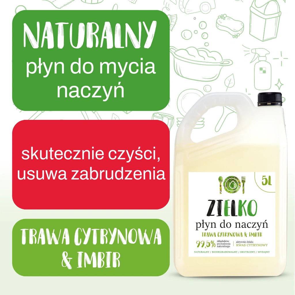 Zielko detersivo piatti citronella e zenzero 5 L
