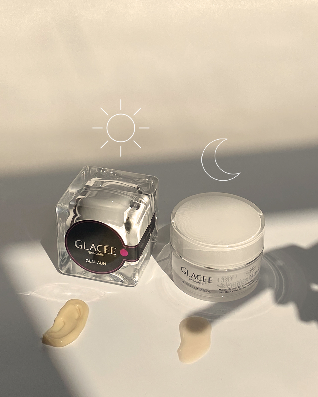 Glacee Mascarilla CBD maschera notte riparatrice
