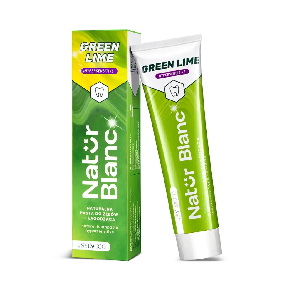 Vianek Sylveco Natur Blanc dentifricio Green Lime senza fluoro